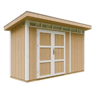 Comparateur de prix : TIMBELA Abri de jardin qualité premium 4m² l161xl412xh239 cm - jaune