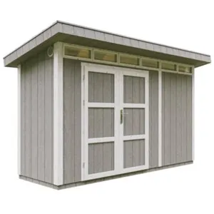 Comparateur de prix : TIMBELA Abri de jardin qualité premium 4m² l161xl412xh239 cm - gris