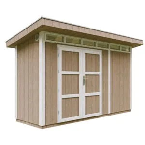 Abri de Jardin Qualité Premium 4m² /L161xL412xH239 cm - Timbela M902A-TERRA BROWN pas cher