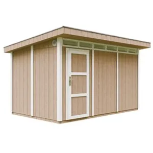 Comparateur de prix : Abri de Jardin Qualité Premium 9m² / L412xL279xH237 cm - Timbela M904-TERRA BROWN