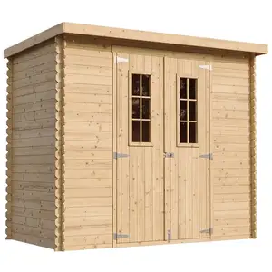 Timbela m310c abri de jardin en bois - l239xl142xh200cm2.63 m2 pas cher