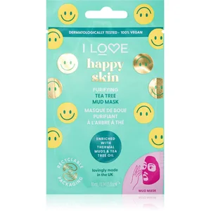 I Love Happy Skin masque à l'argile à l'huile d'arbre à thé 10 ml