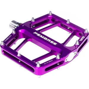 Pédales plateforme aluminium Pembree D2A - violettes - VTT - Homme pas cher