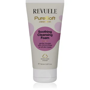 Revuele PureSoft Clean Skin mousse nettoyante visage avec effets apais... pas cher