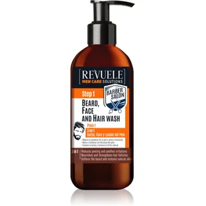 Revuele Men Care Solutions Barber Salon shampoing cheveux et barbe 3 e... pas cher