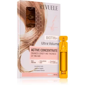 Revuele Concentré actif Biotine+ Volume capillaire Flacon 8x5 ml pas cher