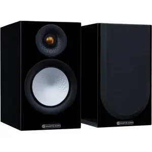 Comparateur de prix : Enceintes bibliothèque Monitor Audio Silver 50 7G Noir laqué