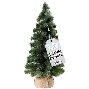 Non communiqué Creative Home Mini Sapin de Noel Artificiel 50 cm Décoration Noel Petit Bureau pas cher