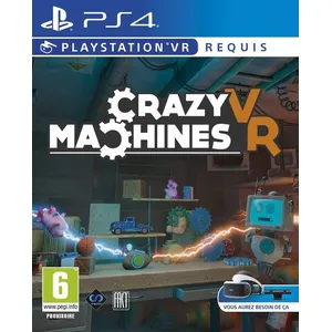 JUST FOR GAMES Jeu de réflexion - Crazy Machines - PS4 - VR - 40 niveaux - 7+ pas cher