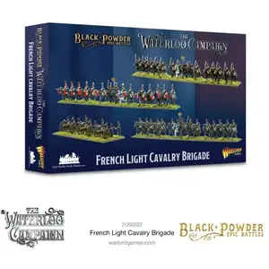 Jeu de figurine Black Powder Epic Battles: Waterloo - French Light Cavalry Brigade  - Warlord Games Extension de jeux de figurines  - 312002002 Vendu paramazon