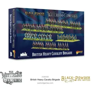 Comparateur de prix : Warlord Games Batailles épiques - Waterloo - Brigade de cavalerie lourde britannique