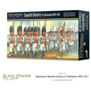 Black Power Warlord Games - Napoleonic Spanish Infantry 1805-1811 (302411501).Vendu parfnac