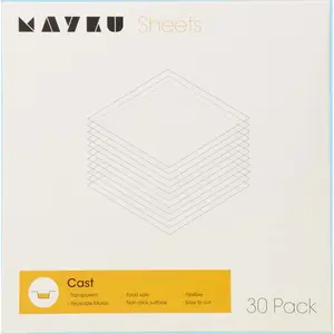 Mayku Cast Sheets pour la FormBox de Mayku, par paquet de 30 : un appareil de formage par aspiration de bureau, qui donne vie à vos idées. pas cher