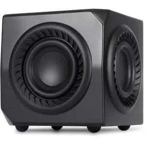 Lithe Audio WIRELESS MICRO SUB WOOFER - Subwoofer Sans Fil 4", double radiateur passif 4" pas cher