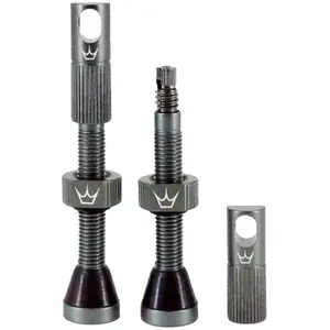 Comparateur de prix : Peaty's Vannes Mk2 Valves de vélo Adulte Unisexe, Argent, 42mm