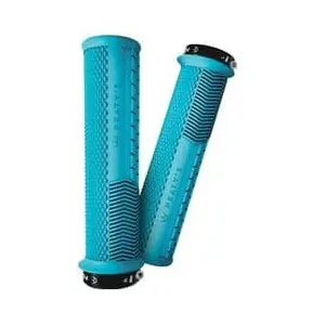 Paire de grips peaty s monarch knurl bleu turquoiseVendu parbikeinn