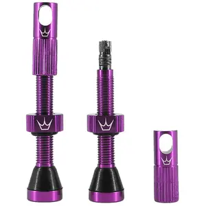 Comparateur de prix : Valve tubless Peaty's MK2 Chris King CNC Violet 80 mm PTV2-80-VLT