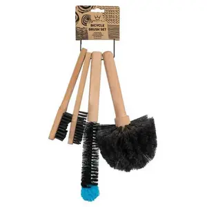 Comparateur de prix : Peaty's - Kit de nettoyage pour vélo - Peaty's Bicycle Brush Set  en Bois - Beige