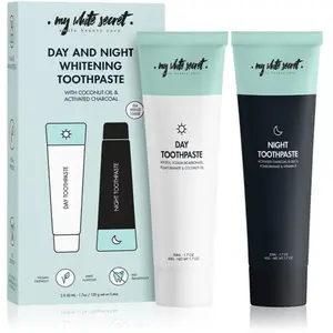Comparateur de prix : My White Secret - Dentifrice blanchissant Jour & Nuit 2 pieces unisex