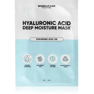 breakout + aid Hyaluronic Acid Deep Moisture Mask masque hydratant en ...Vendu parnotino
