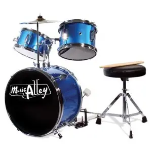 Music Alley Batterie Junior pour enfant Bleu