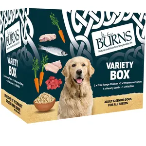 6x395g assortiment (4 saveurs) Burns Variety Box nourriture humide pou... pas cher