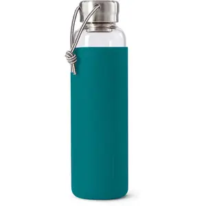black+blum Black & Blum - Bouteille en verre avec bouchon inox Ocean 60cl