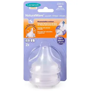 Comparateur de prix : Lansinoh NaturalWave® Lot de 2 tétines péristaltiques débit rapide