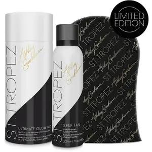 St Tropez Kit Ultimate Glow Ashley Graham - Mousse Bronzante & Gant Ed... pas cher