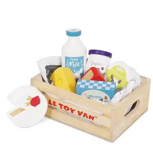 Le Toy Van Cagette oufs et produits laitiers du marché Pour cuisine pour enfants