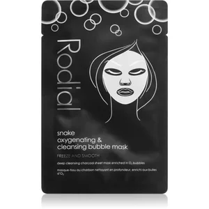 Comparateur de prix : Rodial Snake Oxyganating & cleansing bubble mask masque nettoyant et détoxifiant au charbon actif 1 pcs