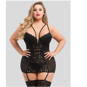 Lovehoney Lingerie Nuisette porte-jarretelles Parisienne noir GTVendu parespaceplaisir
