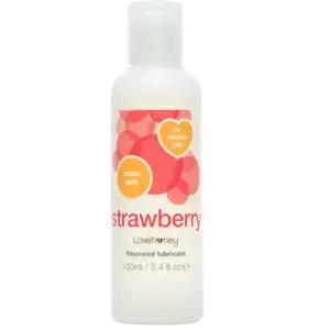 Lovehoney Lubrifiant Eau Comestible Fraise 100 ml pas cher