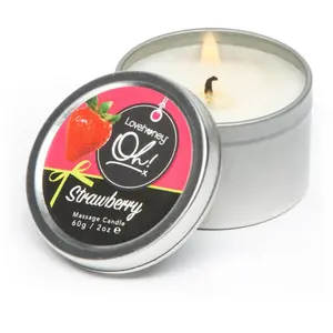 Lovehoney Bougie de Massage Fraise Oh!