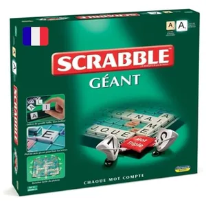 Comparateur de prix : MEGABLEU Scrabble Géant - Jeu De Société - Mégableu Blanc