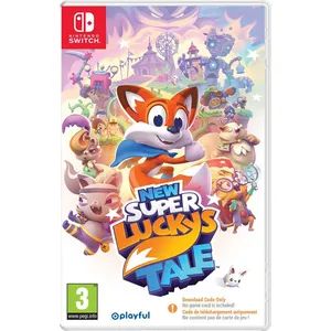 Comparateur de prix : Just For Games New Super Lucky Tale Code in a box Nintendo Switch Nintendo Switch