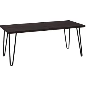 Dorel Home Table basse rectangulaire en effet bois espresso pas cher