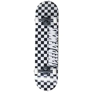 Skate Shortboard - SPEED DEMONS - Checkers Noir/Blanc - 8.0 - Pour enfants - 4 rouesVendu parskatepro