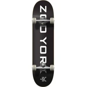 Skateboard - ZOO YORK - Logo Block - Noir/Blanc - 8.0 pouces - Mixte - Urbain