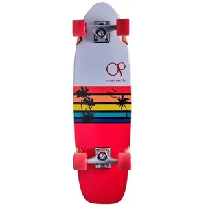 Comparateur de prix : Centrano Skate cruiser - OCEAN PACIFIC - Sunset Blanc - 30 pouces - Pour enfants - 4 roues