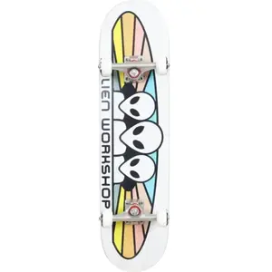 Comparateur de prix : Skateboard Complet Alien Workshop Spectrum (7.75" - Blanc/Rouge/Jaune)