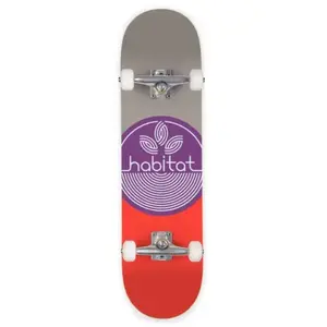 Skateboard Complet Habitat Leaf Dot (8" - Violet)Vendu parskatepro