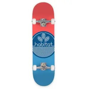 Skateboard Complet Habitat Leaf Dot (7.75" - Bleu) pas cher
