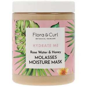 Flora & Curl Hydrate Me Masque hydratant à l’eau de rose et à la mélasse de miel pas cher