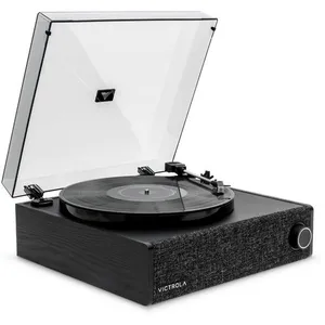 Comparateur de prix : Victrola platine vinyle Blutooth inout cellule AT-3600LA Eastwood MAXLP - noir