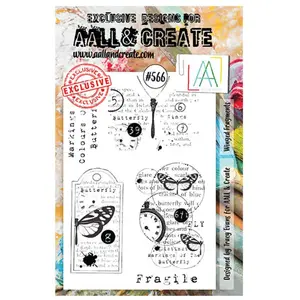 AALL & CREATE Tampons transparents Winged Fragments #566Vendu parscrapmalin