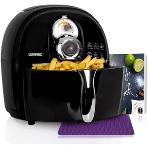 Comparateur de prix : Friteuse à air chaud sans huile Duronic AF1 BK - 1500W - Robot multicu...