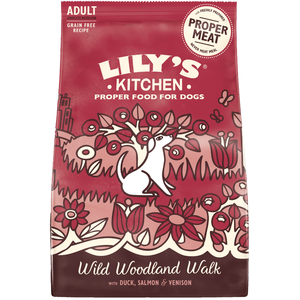 Lily's Kitchen Croquettes Sans Céréales Chevreuil Highlands et Canard - 2,5 kg pas cher