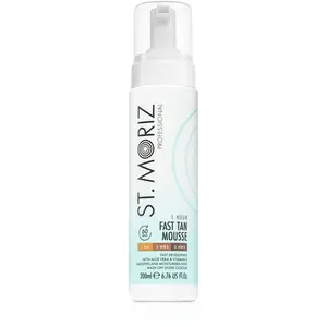 St. Moriz Fast Tan mousse auto-bronzante pour un bronzage rapide 200 ml