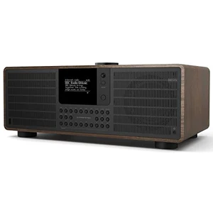 Revo SuperSystem - Radio réveil FM DAB+ Bluetooth - Noir/marron pas cher